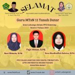 Tiga Guru MTsN 11 Tanah Datar Lulus PPG Kemenag Batch 2 Tahun 2025