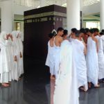 Gaungkan Semangat Rukun Islam Kelima, Siswa Kelas VIII MTsN 11 Tanah Datar Praktik Manasik Haji di Padang