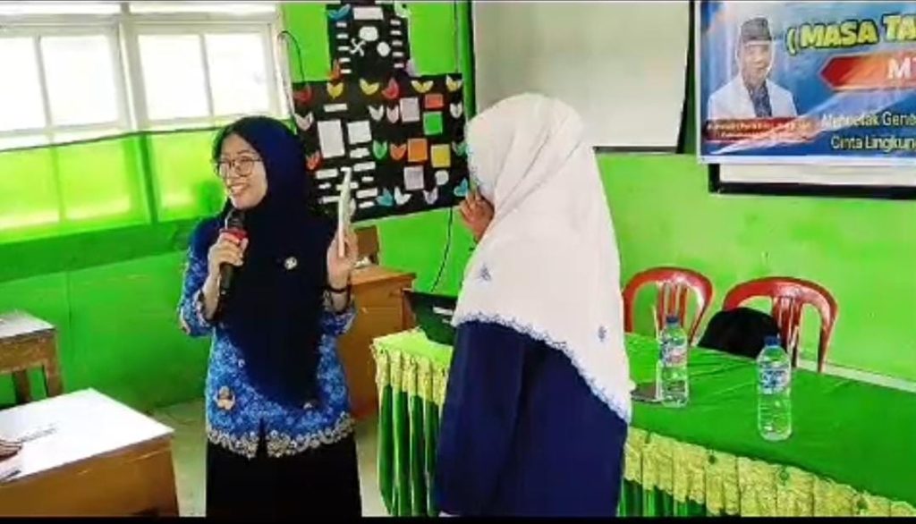 Hari Kelima MATAMUDA, MTsN 11 Tanah Datar Perkuat Edukasi Kesehatan Remaja dan Tekan MoU dengan Puskesmas Batipuh I